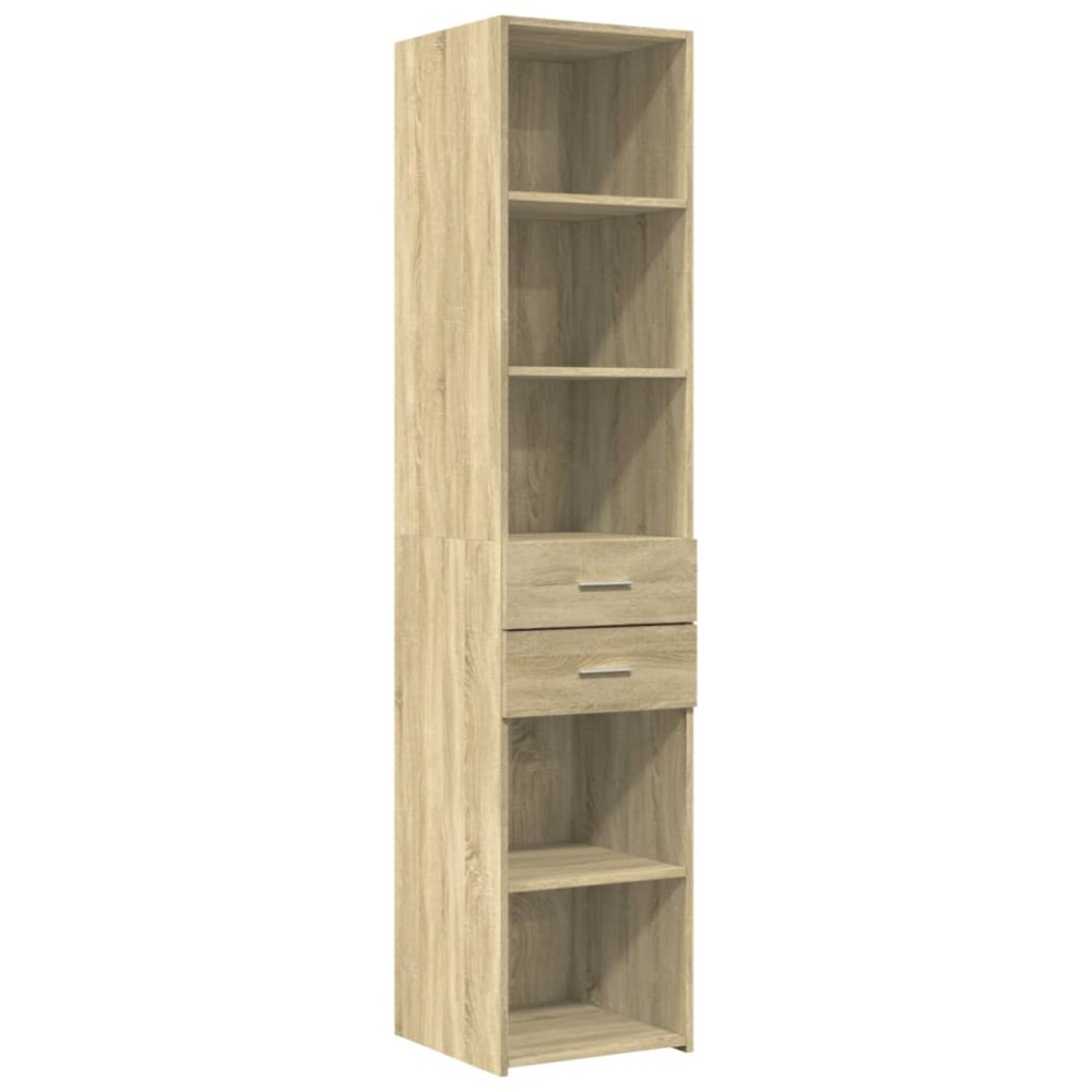 vidaXL Dulap înalt, stejar sonoma, 40x42,5x185 cm, lemn prelucrat