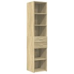 vidaXL Dulap înalt, stejar sonoma, 40x42,5x185 cm, lemn prelucrat vidaXL Dulap înalt, stejar sonoma, 40x42,5x185 cm, lemn prelucrat