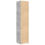 vidaXL Dulap înalt, gri beton, 40x42,5x185 cm, lemn prelucrat