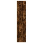 vidaXL Dulap înalt, stejar fumuriu, 40x42,5x185 cm, lemn prelucrat