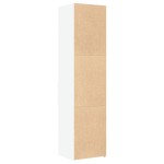 vidaXL Dulap înalt, alb, 45x42,5x185 cm, lemn compozit