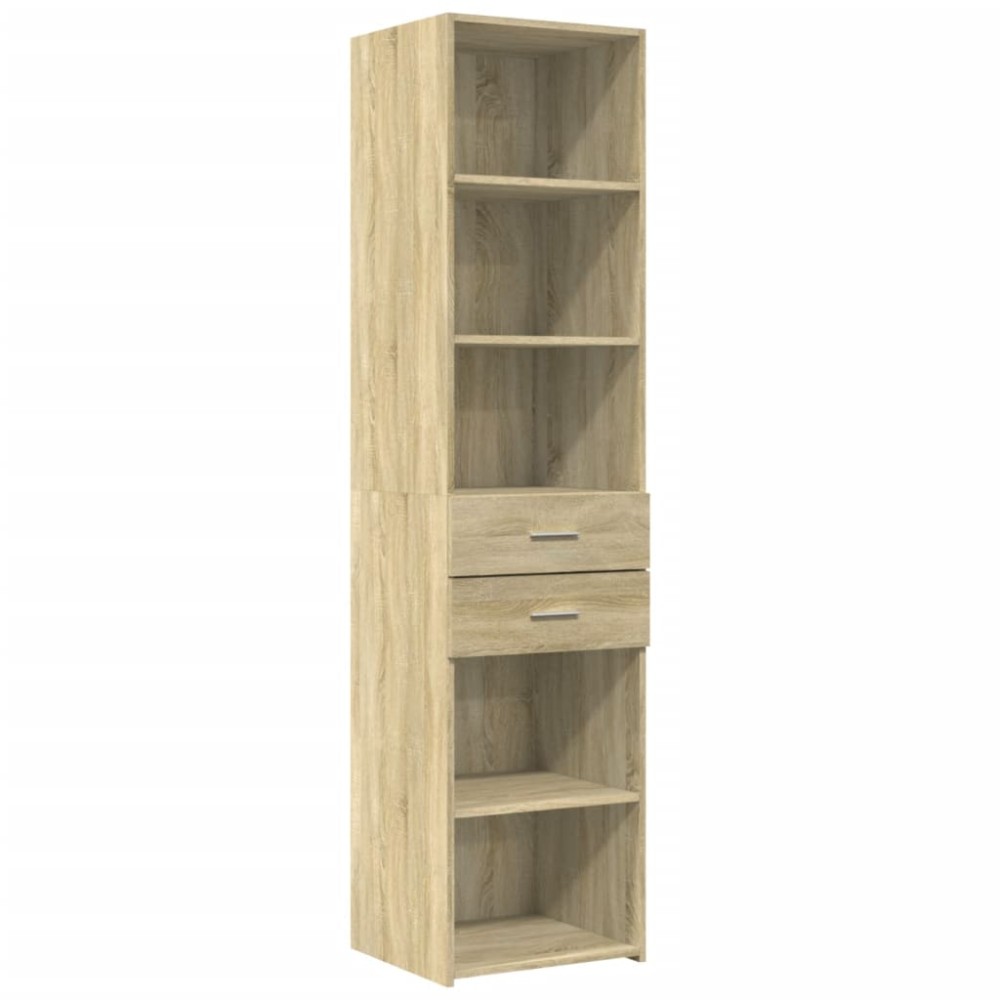 vidaXL Dulap înalt, stejar sonoma, 45x42,5x185 cm, lemn compozit