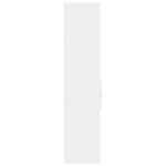 vidaXL Dulap înalt, alb, 50x42,5x185 cm, lemn prelucrat