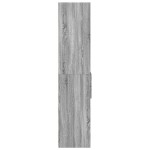 vidaXL Dulap înalt, gri sonoma, 50x42,5x185 cm, lemn prelucrat