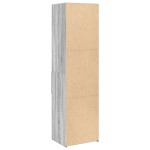 vidaXL Dulap înalt, gri sonoma, 50x42,5x185 cm, lemn prelucrat