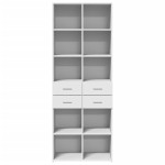 vidaXL Dulap înalt, alb, 70x42,5x185 cm, lemn prelucrat