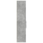 vidaXL Dulap înalt, gri beton, 70x42,5x185 cm, lemn prelucrat