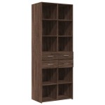 vidaXL Dulap înalt, stejar maro, 70x42,5x185 cm, lemn prelucrat