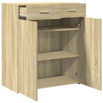 vidaXL Dulap, stejar sonoma, 80x42,5x93 cm, lemn prelucrat