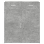 vidaXL Dulap, gri beton, 80x42,5x93 cm, lemn prelucrat vidaXL Dulap, gri beton, 80x42,5x93 cm, lemn prelucrat