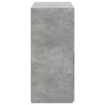 vidaXL Dulap, gri beton, 80x42,5x93 cm, lemn prelucrat vidaXL Dulap, gri beton, 80x42,5x93 cm, lemn prelucrat