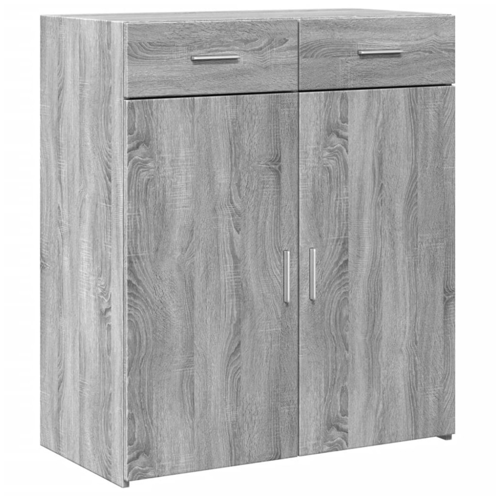 vidaXL Dulap, sonoma gri, 80x42,5x93 cm, lemn prelucrat