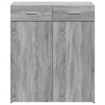 vidaXL Dulap, sonoma gri, 80x42,5x93 cm, lemn prelucrat