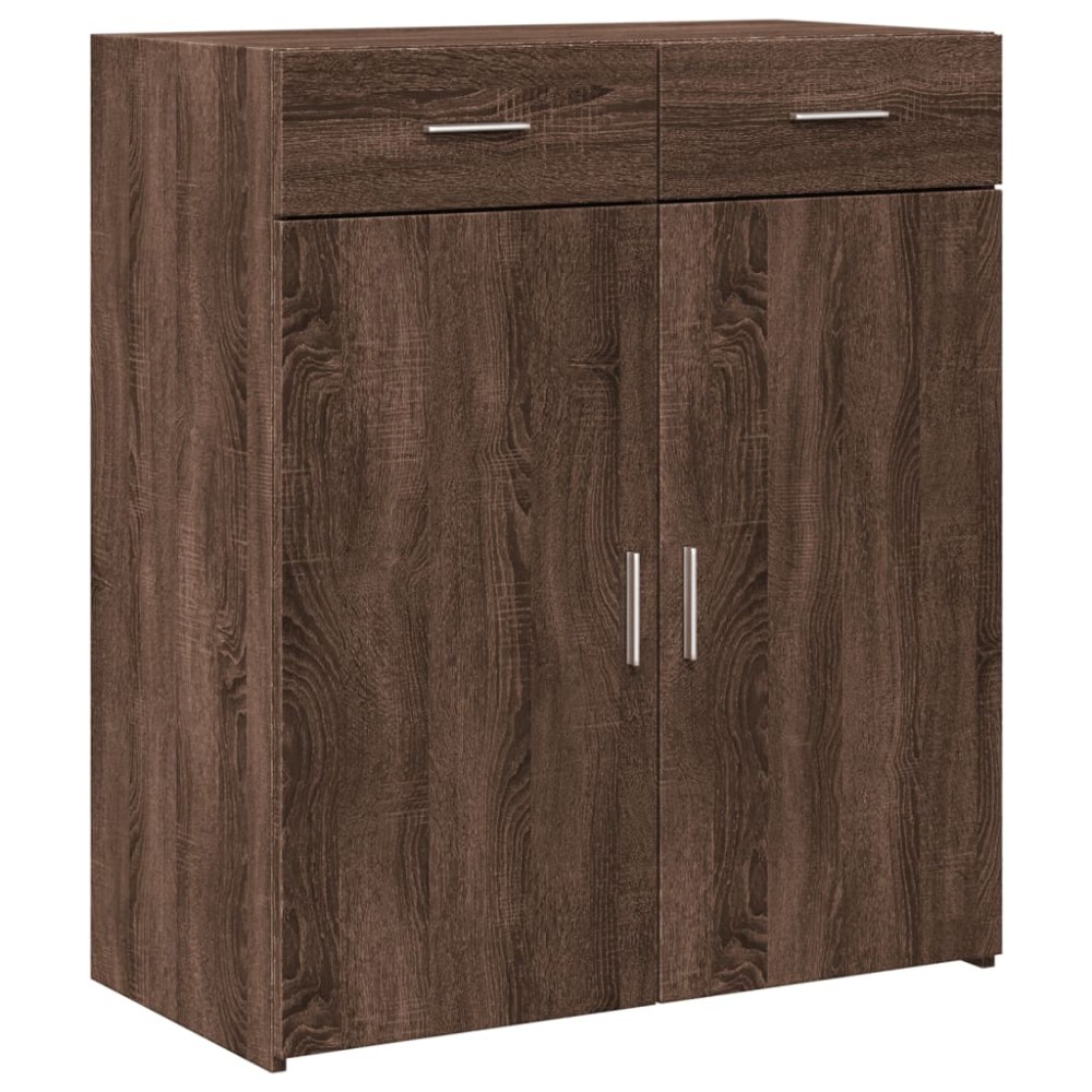 vidaXL Dulap, stejar maro, 80x42,5x93 cm, lemn prelucrat