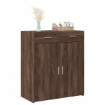 vidaXL Dulap, stejar maro, 80x42,5x93 cm, lemn prelucrat