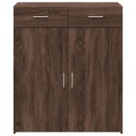 vidaXL Dulap, stejar maro, 80x42,5x93 cm, lemn prelucrat