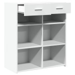 vidaXL Dulap, alb, 80x42,5x93 cm, lemn prelucrat