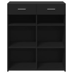 vidaXL Dulap, negru, 80x42,5x93 cm, lemn prelucrat