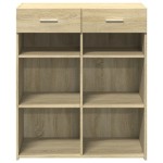 vidaXL Dulap, stejar sonoma, 80x42,5x93 cm, lemn prelucrat