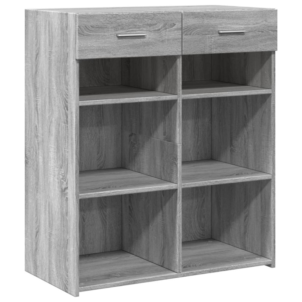 vidaXL Dulap, sonoma gri, 80x42,5x93 cm, lemn prelucrat