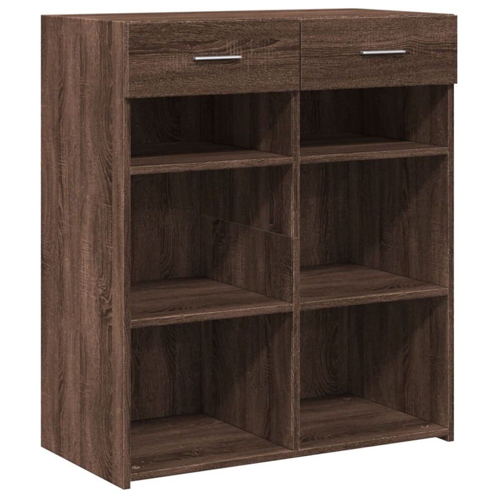 vidaXL Dulap, stejar maro, 80x42,5x93 cm, lemn prelucrat