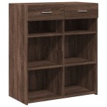 vidaXL Dulap, stejar maro, 80x42,5x93 cm, lemn prelucrat