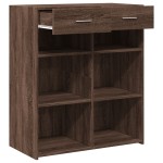 vidaXL Dulap, stejar maro, 80x42,5x93 cm, lemn prelucrat