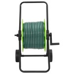vidaXL Cărucior tambur furtun verde set racorduri furtun 0,75" 30m PVC