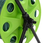 vidaXL Cărucior tambur furtun verde set racorduri furtun 0,75" 30m PVC