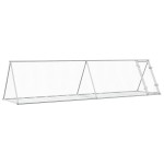 vidaXL Cușcă de iepuri, argintiu, 400x105x91 cm, oțel galvanizat vidaXL Cușcă de iepuri, argintiu, 400x105x91 cm, oțel galvanizat