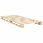 vidaXL Cadru de pat cu tăblie, 90x200 cm, lemn masiv de pin vidaXL Cadru de pat cu tăblie, 90x200 cm, lemn masiv de pin