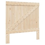 vidaXL Cadru de pat cu tăblie, 100x200 cm, lemn masiv de pin