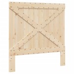 vidaXL Cadru de pat cu tăblie, 100x200 cm, lemn masiv de pin
