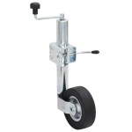 vidaXL Roată manevră remorcă 60 mm 2 tub susținere/3 cleme despicate vidaXL Roată manevră remorcă 60 mm 2 tub susținere/3 cleme despicate