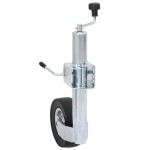 vidaXL Roată manevră remorcă 60 mm 2 tub susținere/3 cleme despicate vidaXL Roată manevră remorcă 60 mm 2 tub susținere/3 cleme despicate