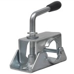 vidaXL Roată manevră remorcă 60 mm 2 tub susținere/3 cleme despicate vidaXL Roată manevră remorcă 60 mm 2 tub susținere/3 cleme despicate