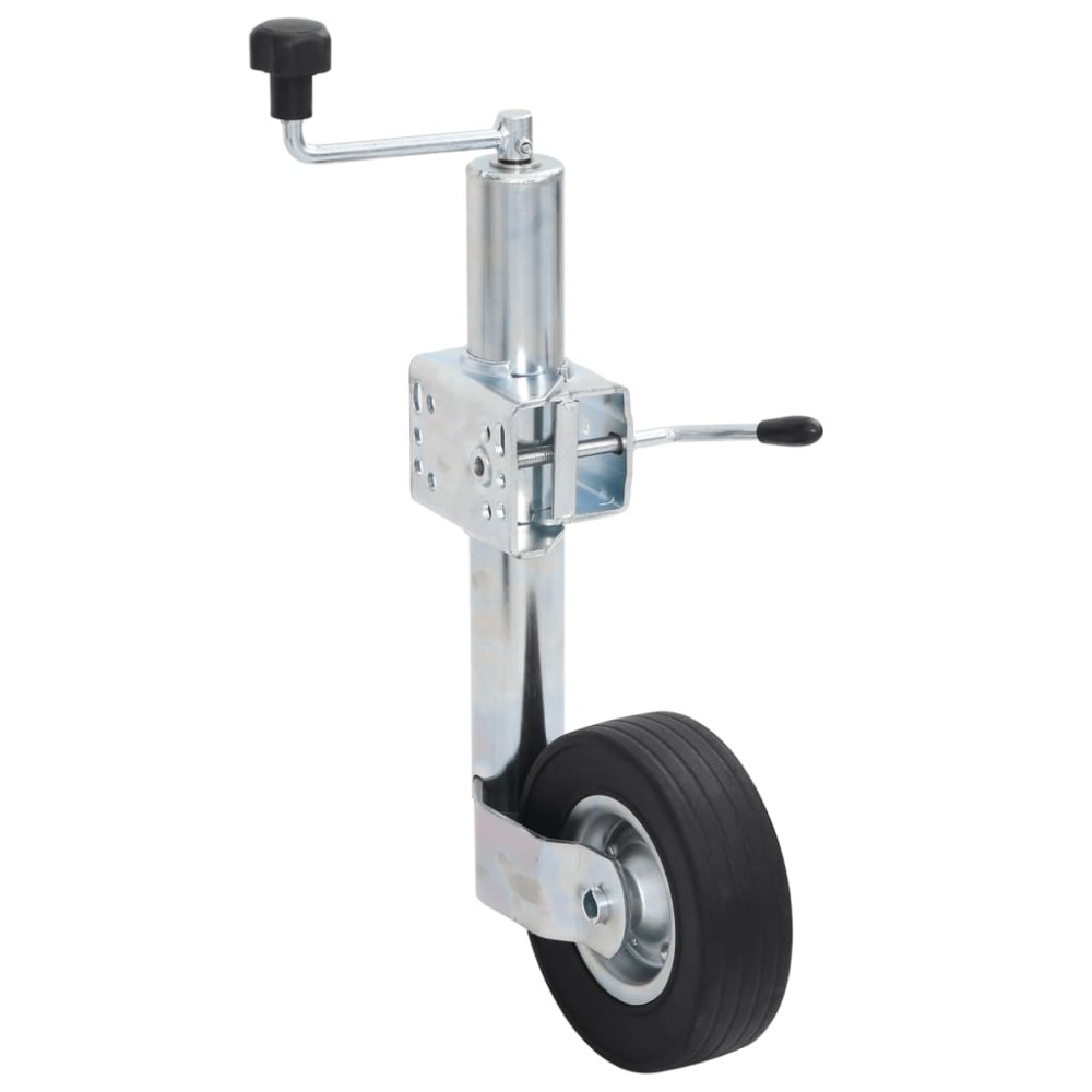 vidaXL Cric roată de remorcă 60 mm cu 1 clemă despicată/pene de roată