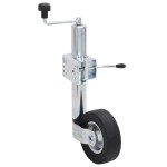vidaXL Cric roată de remorcă 60 mm cu 1 clemă despicată/pene de roată vidaXL Cric roată de remorcă 60 mm cu 1 clemă despicată/pene de roată