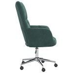 vidaXL Scaun de relaxare, verde închis, catifea vidaXL Scaun de relaxare, verde închis, catifea