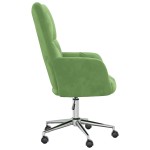 vidaXL Scaun de relaxare, verde deschis, catifea vidaXL Scaun de relaxare, verde deschis, catifea