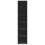 vidaXL Dulap înalt, negru, 40x41x185 cm, lemn prelucrat