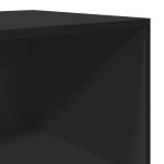 vidaXL Dulap înalt, negru, 40x41x185 cm, lemn prelucrat