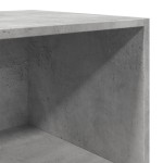 vidaXL Dulap înalt, gri beton, 40x41x185 cm, lemn prelucrat