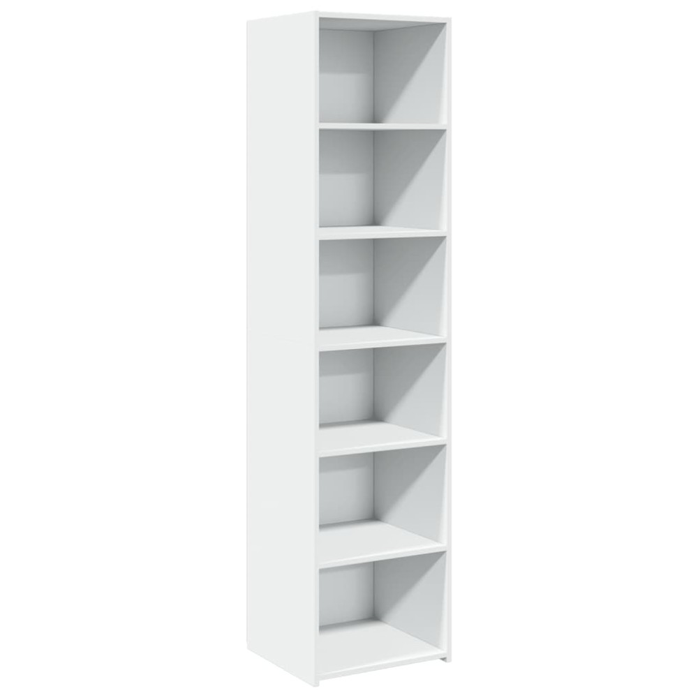 vidaXL Dulap înalt, alb, 45x41x185 cm, lemn prelucrat