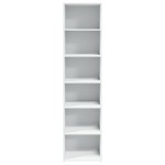 vidaXL Dulap înalt, alb, 45x41x185 cm, lemn prelucrat