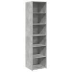 vidaXL Dulap înalt, gri beton, 45x41x185 cm, lemn prelucrat vidaXL Dulap înalt, gri beton, 45x41x185 cm, lemn prelucrat