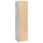 vidaXL Dulap înalt, gri beton, 45x41x185 cm, lemn prelucrat vidaXL Dulap înalt, gri beton, 45x41x185 cm, lemn prelucrat
