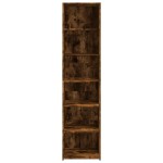 vidaXL Dulap înalt, stejar fumuriu, 45x41x185 cm, lemn prelucrat