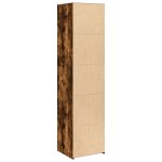 vidaXL Dulap înalt, stejar fumuriu, 45x41x185 cm, lemn prelucrat