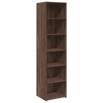 vidaXL Dulap înalt, stejar maro, 45x41x185 cm, lemn prelucrat vidaXL Dulap înalt, stejar maro, 45x41x185 cm, lemn prelucrat